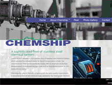 Tablet Screenshot of chemship.com